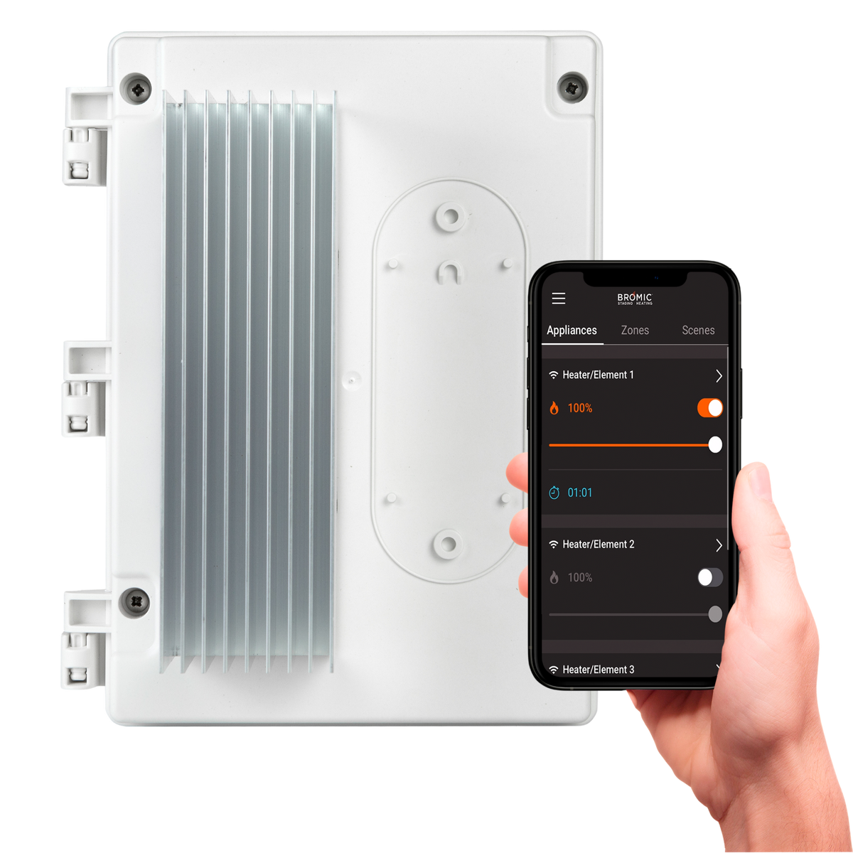 Bromic Affinity Smart-Heat Dimmer Controller – styrning av infravärme